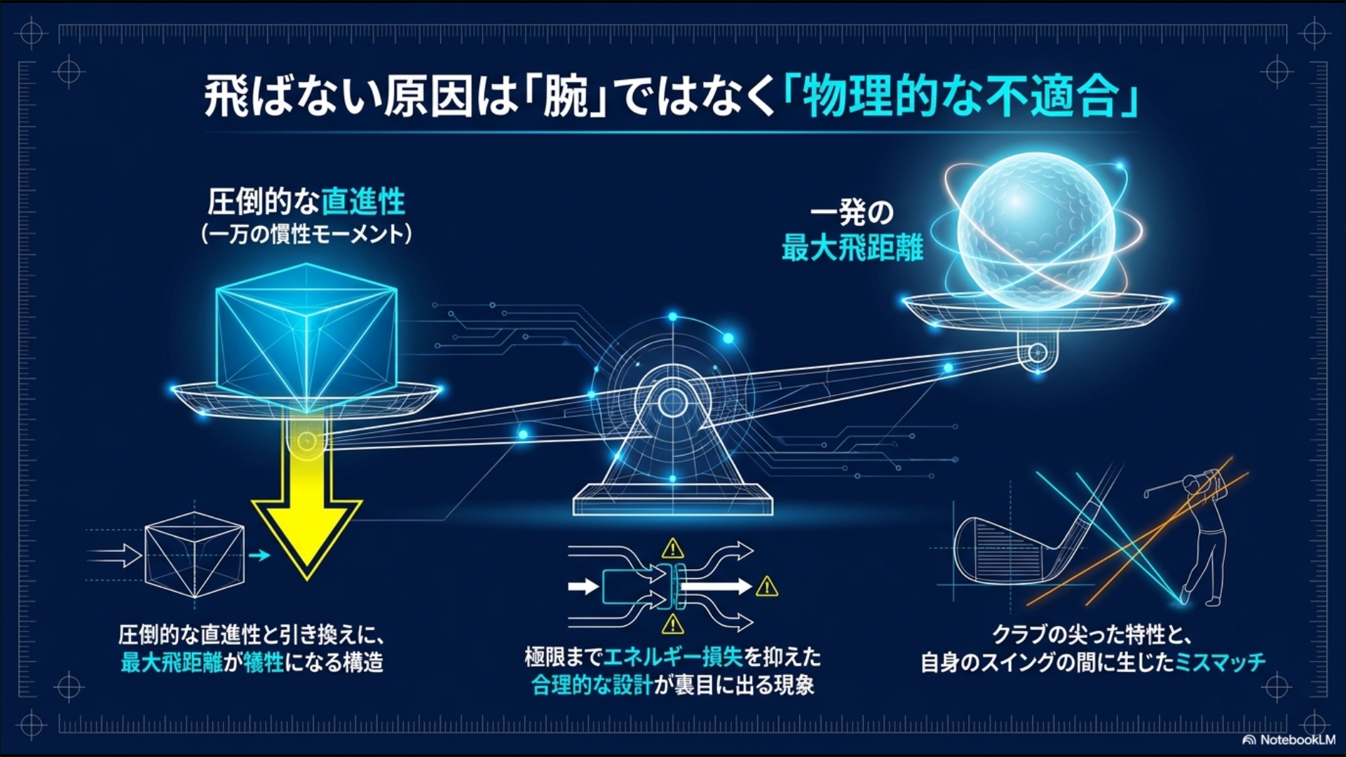 圧倒的な直進性と引き換えに最大飛距離が犠牲になるQi10の構造的特徴と自身のスイングとのミスマッチ解説