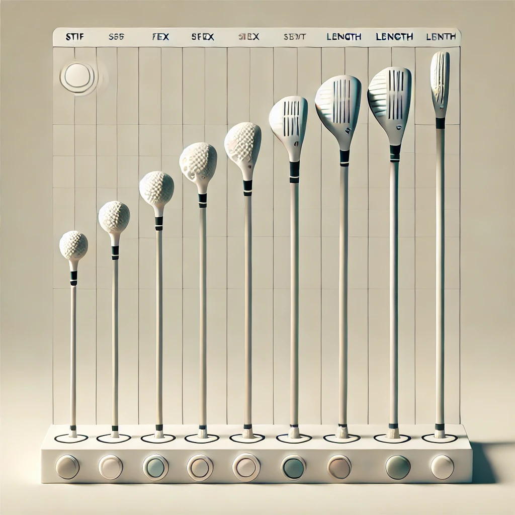 A-clean-minimalist-illustration-in-a-responsive-design-style-showing-a-comparison-chart-style-scene-with-six-golf-driver-shafts-arranged-in-a-matrix-.webp