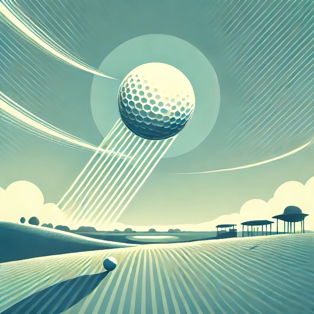 A-simple-stylish-illustration-of-a-long-golf-drive-in-motion_-a-golf-ball-soaring-through-a-clear-blue-sky-above-a-wide-open-fairway.-The-scene-captu.webp
