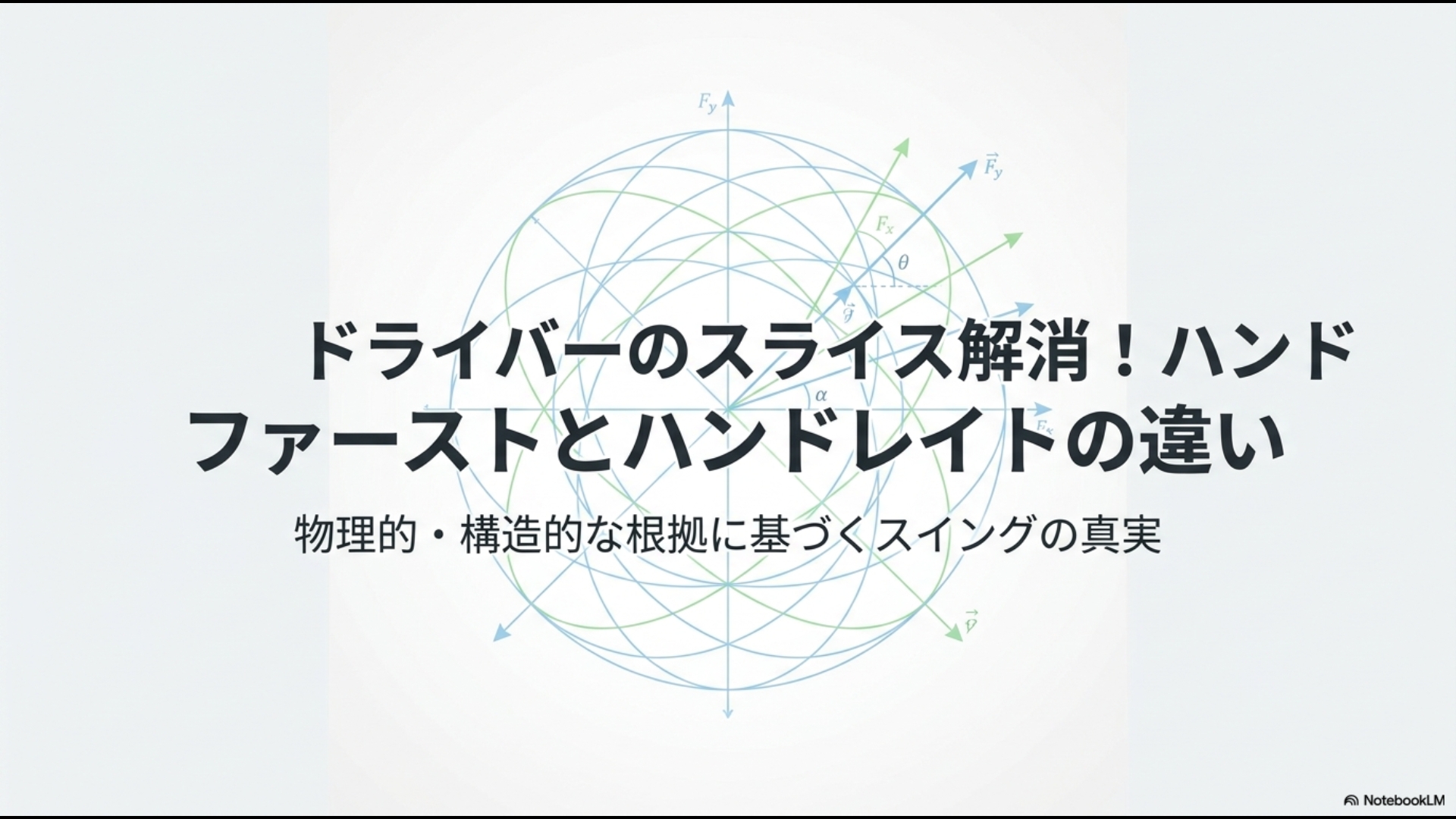 ドライバーのスライス解消!ハンドファーストとハンドレイトの違いのタイトルスライド