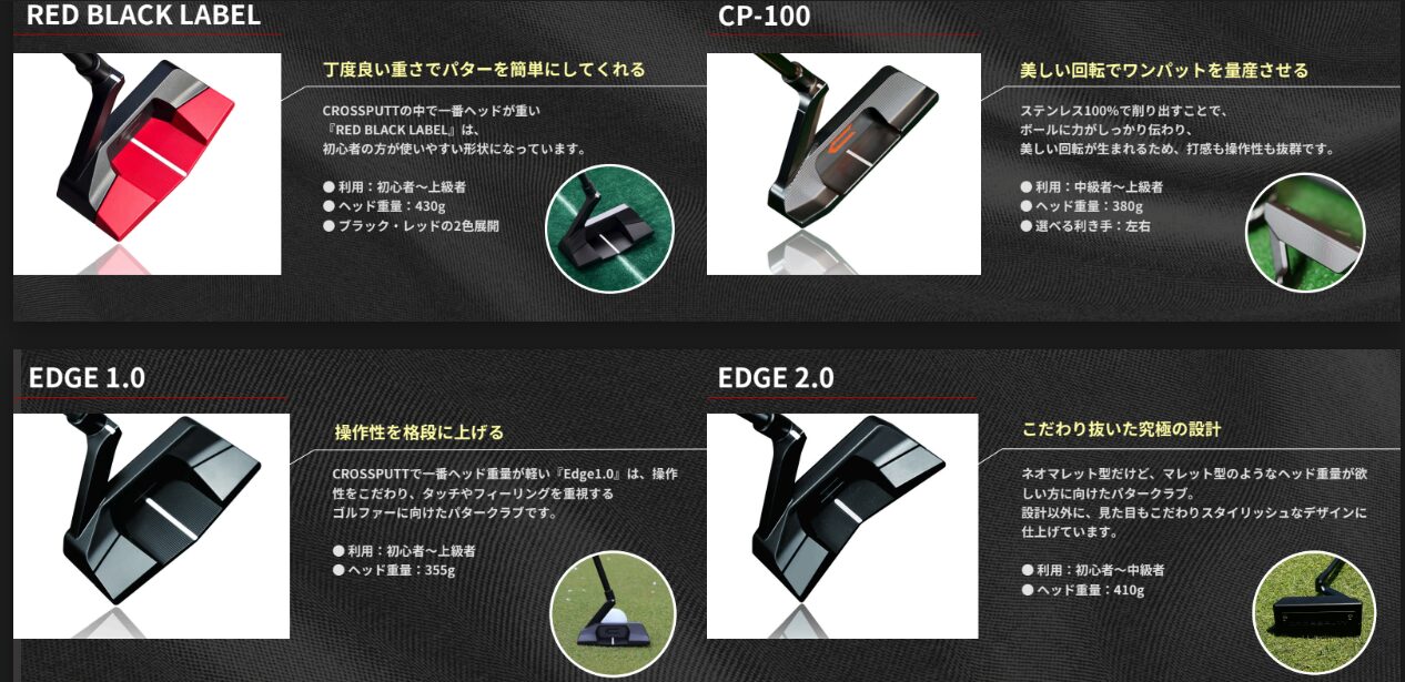 CROSSPUTT（クロスパット）商品一覧
