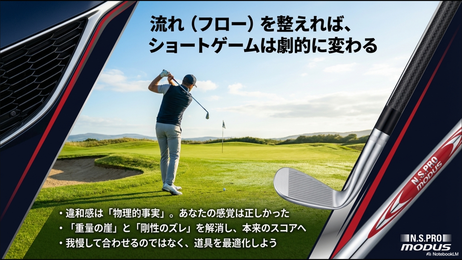 重量の崖と剛性のズレを解消してショートゲームを改善するまとめ